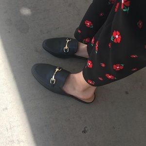 Black slip on loafers 🌹